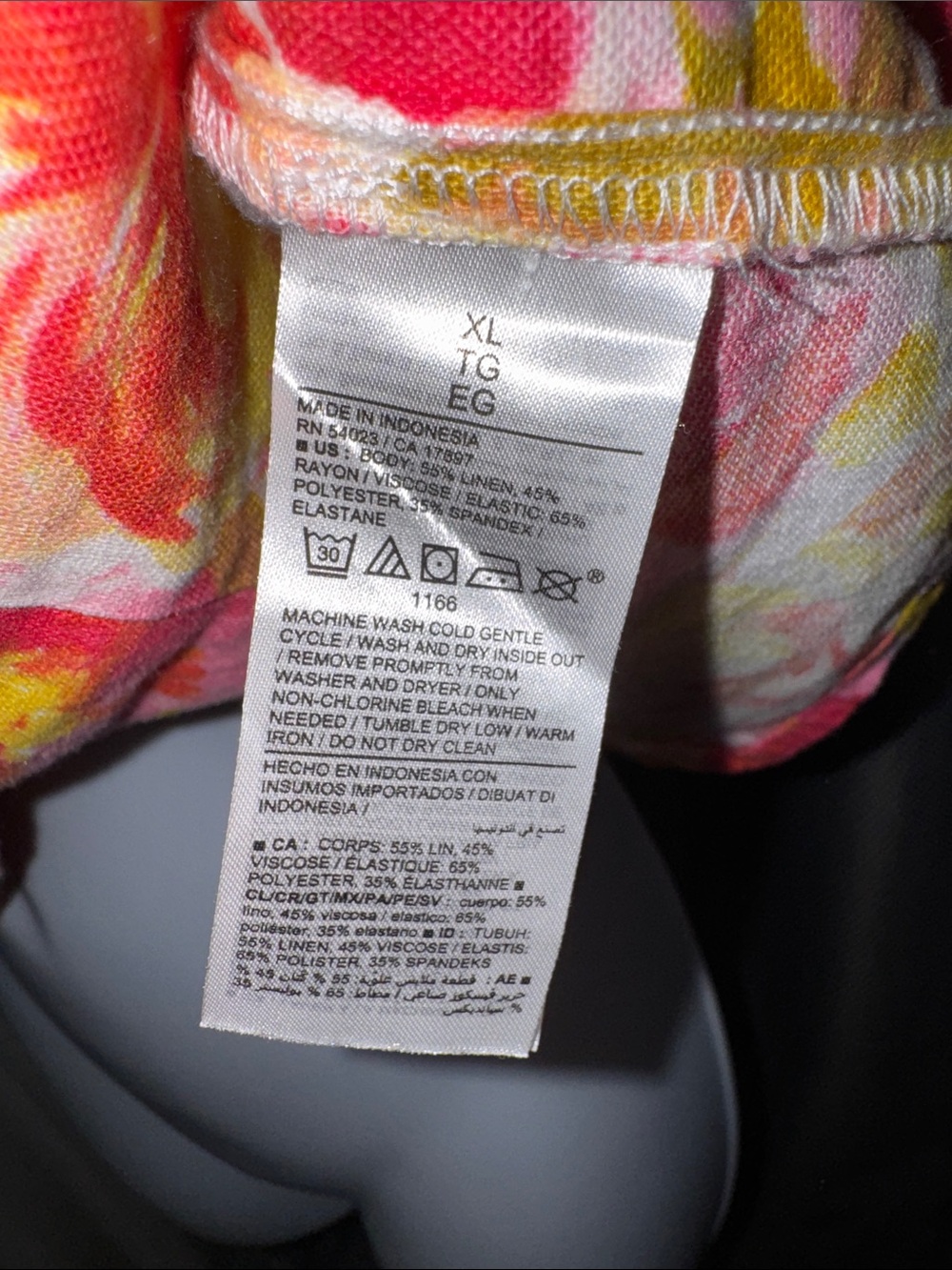 Old Navy- NWT Floral Tie Strap Cami Top – Size XL - Picture 10 of 12